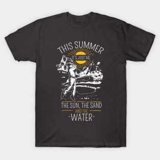 When I Golf, I Enjoy the Sun, Sand, and Water T-Shirt